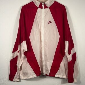 🔥🔥 True Vintage 90’s NIKE Nylon Full Zip Lightweight Windbreaker Jacket - XXL